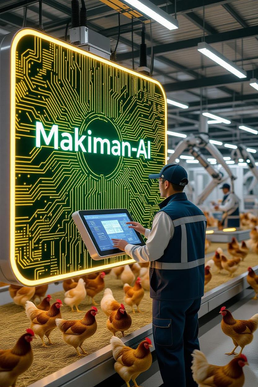 شاخص فعالیت مرغ BAI با استفاده از هوش مصنوعی در مرغداری