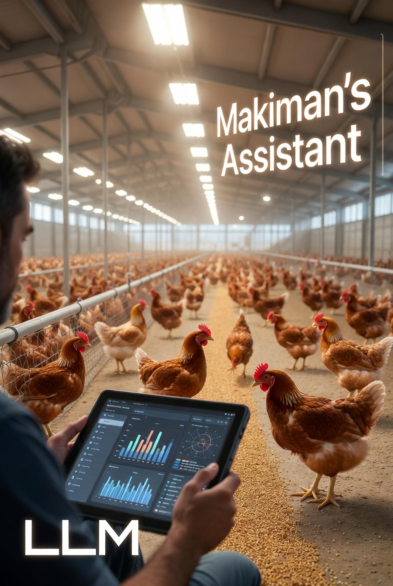 مدل زبانی بزرگ در مرغداری و هوش مصنوعی صنعت طیور